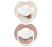 Difrax Prime Dynamic Prime Glow Sucette 18 Mois+ Ivory/Blush 2 Pièces