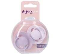 Difrax Prime Dynamic Sucette 0-6 Mois Lilac/Violet 2 Pièces