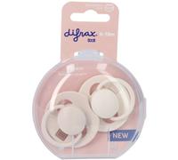 Difrax Prime Dynamic Sucette 6-18 Mois Coconut/Ivory 2 Pièces