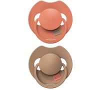 Difrax Prime Dynamic Sucette 6-18 Mois Granola/Orange 2 Pièces