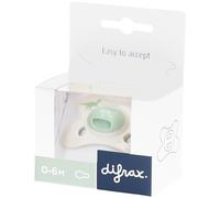 Difrax Sucette 0-6M Natural Fit pour Nouveau-né - Dino vert Sucette(S) 1 pc(s)