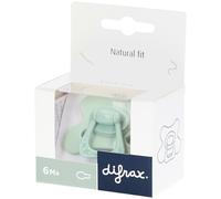 Difrax Sucette 6M+ Natural Fit - Pour Bébé Dès 6 Mois avec Tétine Confort - Jade verte Sucette(S) 1 pc(s)