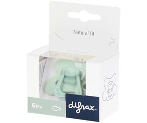 Difrax Sucette 6M+ Natural Fit - Pour Bébé Dès 6 Mois avec Tétine Confort - Jade verte Sucette(S) 1 pc(s)