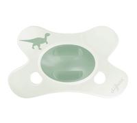 Difrax Sucette Natural 0-6 Mois Little Green Dino 1 Pièce (123B31)