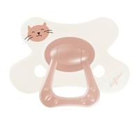 Difrax Sucette Natural 12 Mois+ Dusty Pink Kitten 1 Pièce (804B33)