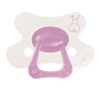 Difrax Sucette Natural 6 Mois+ Berry Pink Bunny 1 Pièce