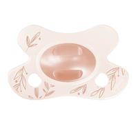 Difrax Sucette Natural Nouveau-Né Dusty Pink Leafs 1 Pièce (113B34)