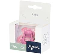 Difrax Sucette Naturelle 12m+ M Berry Pink Leafs Sucette(S) 1 pc(s)