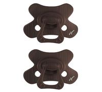 Difrax - Sucette Naturelle - 18+ Mois - Marron - 2 Pièces