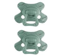 Difrax - Sucette Naturelle - 6+ Mois - Vert - 2 Pièces