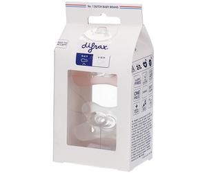 difrax® Sucette Silicone Natural 0-6 Mois Blossom - White (Couleur non sélectionnable) Sucette(S) 2 pc(s)