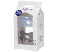 Difrax Sucette Silicone Natural Ice - Clay 0-6 Moins Sucette(S) 2 pc(s)