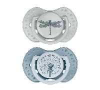 Difrax Dynamic Sucette 18+ Mois Botanic 2 Pièces