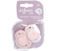 DIFRAX Tétine Dynamic Baby shower 0-2m Sucette(S) 2 pc(s)