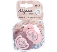 DIFRAX Tétine Dynamic Botanic 0-3mois Sucette(S) 2 pc(s)