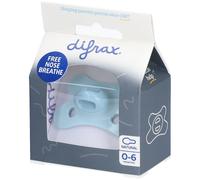 DIFRAX Tétine Édition Spéciale Natural Bleu Topaze 0-6 mois Sucette(S) 1 pc(s)