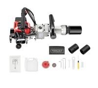 DIFU 32,7 cm³ - Borne de piquet à essence à 2 temps - Tête de pieu de 55 et 70 mm - 8500 tr/min 25-50 J - Pour bois, horticulture, clôture, construction