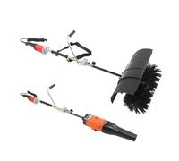 DIFU Fraise à neige électrique | Fraise à neige électrique 2 en 1 et balayeuse | Balai moteur pour l'extérieur | avec lunettes de protection | Appareil de déneigement manuel