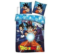 Difuzed AYMAX S.P.R.L. Dragonball Super Parure de lit Réversible - Housse de Couette 140x200 cm + Taie 63x63 cm