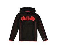 Difuzed Batman Sweat à Capuche Technical Logo Nouveau Officiel Homme Noir Zipped
