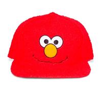 Difuzed Casquette Snapback Elmo - Homme et Unisex - Rouge - Streetwear - Taille Unique - Réglable - Dessin Animé - Chapeau de Baseball - Polyester - Émission de Télévision - Été - Enfant