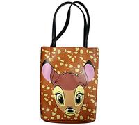 Difuzed Femme Bambi Face Shopper Bag Accessoire de Voyage-Trousse de Maquillage, Marron, Taille Unique