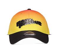 Difuzed Fast & Furious Logo Adjustable Baseball Cap Casquette, Jaune, Taille Unique Mixte