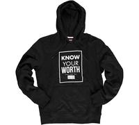 Difuzed - Hoodie Homme - Monopoly »Know Your Worth« (Noir) Sweat À Capuche
