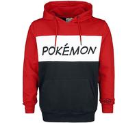 Difuzed - Hoodie Pour Hommes - Pokémon (Rouge-Noir-Blanc) Pull À Capuche