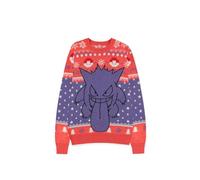 DIFUZED Maillot de Noël Gengar Pokemon Pull, Multicolore, Taille Unique Mixte