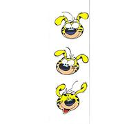 Difuzed Marque-Page en Papier Marsupilami, drôles de Portraits (50x170mm)