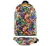 Difuzed Nintendo Sac À Dos - Super Mario Personnages + Sac Banane