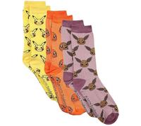 Difuzed Pokemon: Crew Socks Black (3Pack) (Calzini TG. 43/46) Merchandising