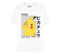 Difuzed Pokemon Pikachu Japanese Logo T Shirt