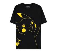 Difuzed Pokemon T-Shirt Pikachu Outline (M)