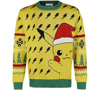 Difuzed - Pull En Tricot Pokémon (Taille L) Pull De Noël Pull Christmas