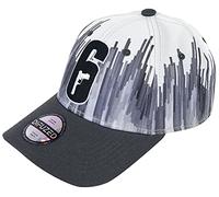 Difuzed Rainbow 6 - Casquette Noir/Blanc One Size, 70% Polyester, 30% Coton,