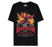 Difuzed Stranger Things Demogorgon Live T-Shirt Homme (S), Noir, Taille Unique Mixte