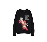 Difuzed The Seven Deadly Sins Pull à col rond pour femme, Noir , M