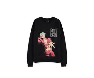 Difuzed The Seven Deadly Sins Pull à col rond pour femme, Noir , M