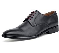 DIGEL Chaussures Simon Cuir Lisse Piqûres Décoratives Noir - Noir, 42 EU