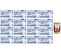 Diger Selz Lot de 16 poudres antiacides effervescentes saveur classique + Italian Gourmet polpa 400 g
