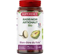 Super Diet - Complément alimentaire foie - Radis noir & Artichaut Bio - 90 gélules