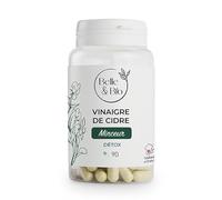 DIGESTION & ÉQUILIBRE QUOTIDIEN - Vinaigre de Cidre - 90 Gélules - Complément Alimentaire BELLE&BIO - Fabriqué en France