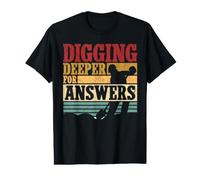 Digging Deeper for Answers T-Shirt Graphique avec Valeur