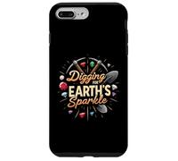 Digging for Earth's Sparkle Gemstone Miner Design Coque pour iPhone 7 Plus/8 Plus