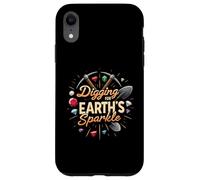 Digging for Earth's Sparkle Gemstone Miner Design Coque pour iPhone XR