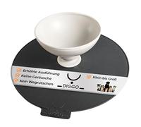 DIGGO Gamelle surélevée de qualité supérieure pour chien - 900 ml - Bord anti-fuite - Articulation flexible et support antidérapant en plastique de qualité alimentaire - Suit le comportement