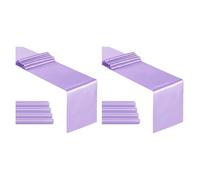 Diggtor Lot de 10 chemins de table longs 12 x 108 pouces, table couleur lavande pour mariages, fêtes d'anniversaire, décorations de banquet