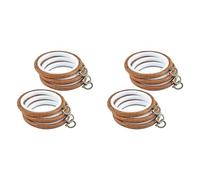 Diggtor Lot de 12 cadres de broderie avec cadre de broderie rond de 3,93 pouces avec cercle en bois imité en métal
